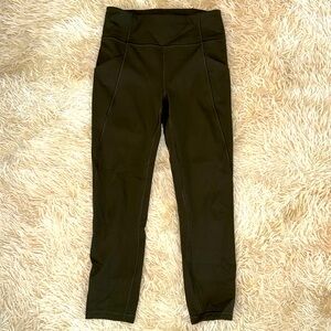 Lululemon Olive 🫒 Green Athletic Leggings - 6